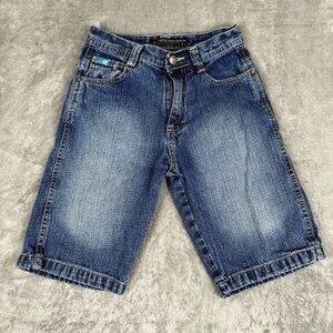 VTG Southpole Shorts Youth 10 Blue Denim Jorts 9.5" Inseam Baggy Skater Y2K Boys